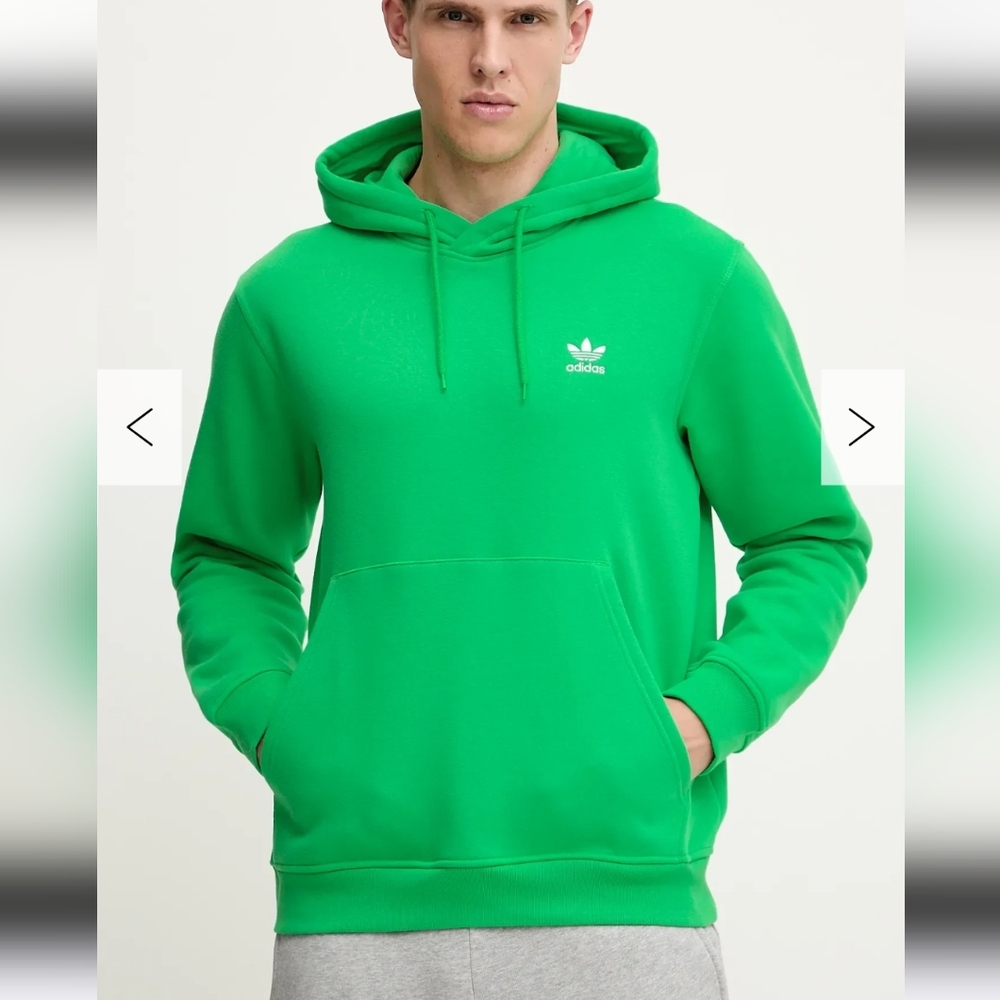 NWT Men's Adidas Green Hoodie